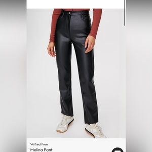 Aritzia Size 0, Melina Leather Pant